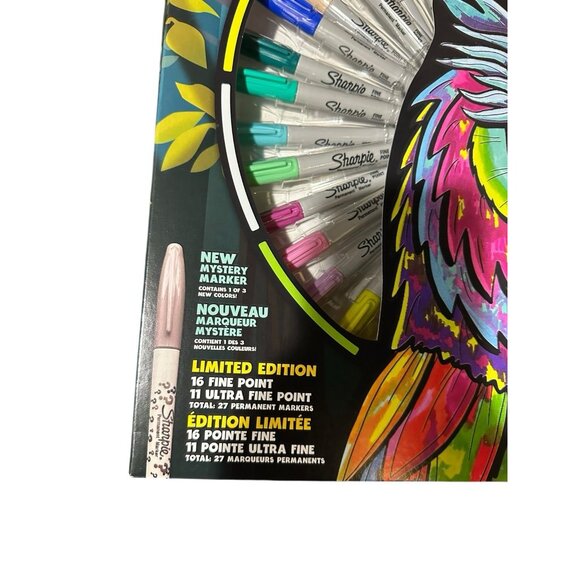 sharpie markers collectors edition 27 count 16 fine 11 ultra fine MYSTERY MARKER - Picture 2 of 3
